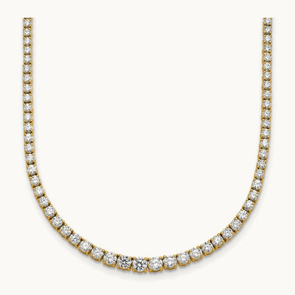 Graduated Tennis Necklace, 5.50 ct tw Lab-Grown Diamond