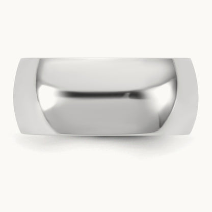 Standard Comfort Fit Band, 9mm, 10K White Gold