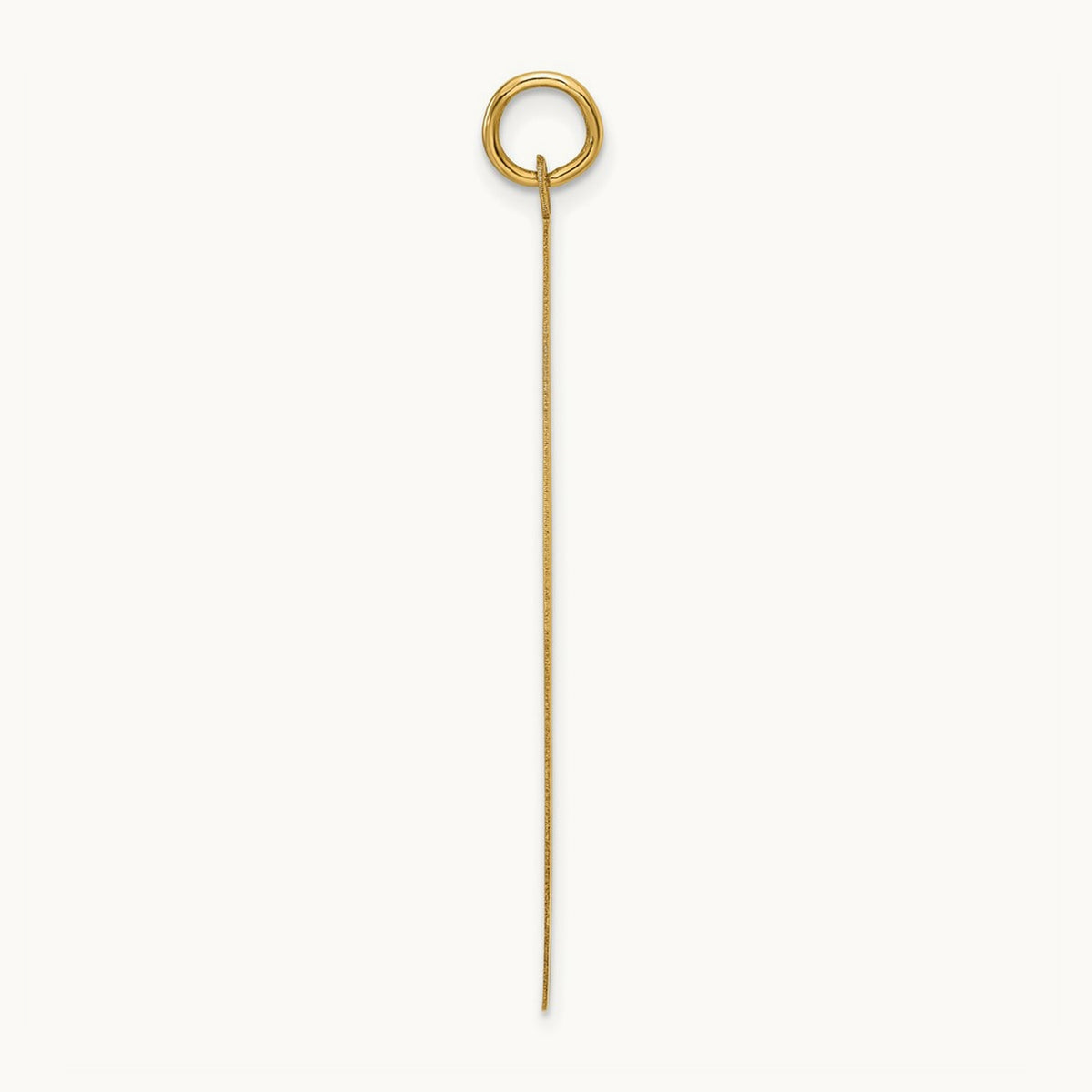 Round Disc Charm, 14K