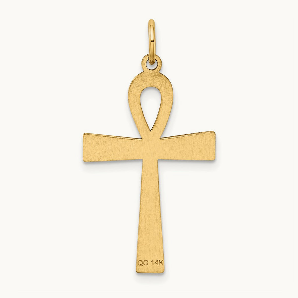 Laser Designed Ankh Cross Pendant — 32mm