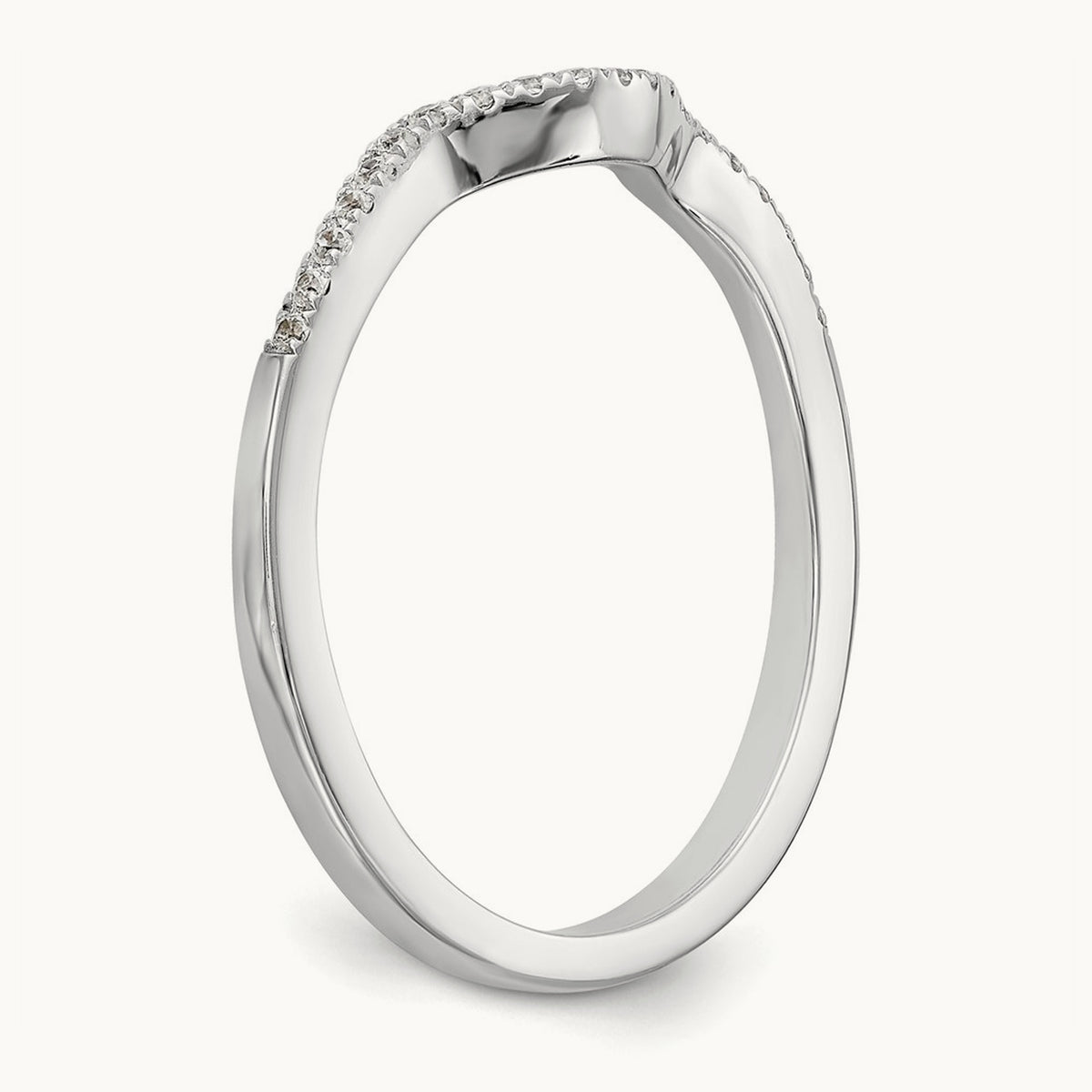Diamond Band, 14K White Gold