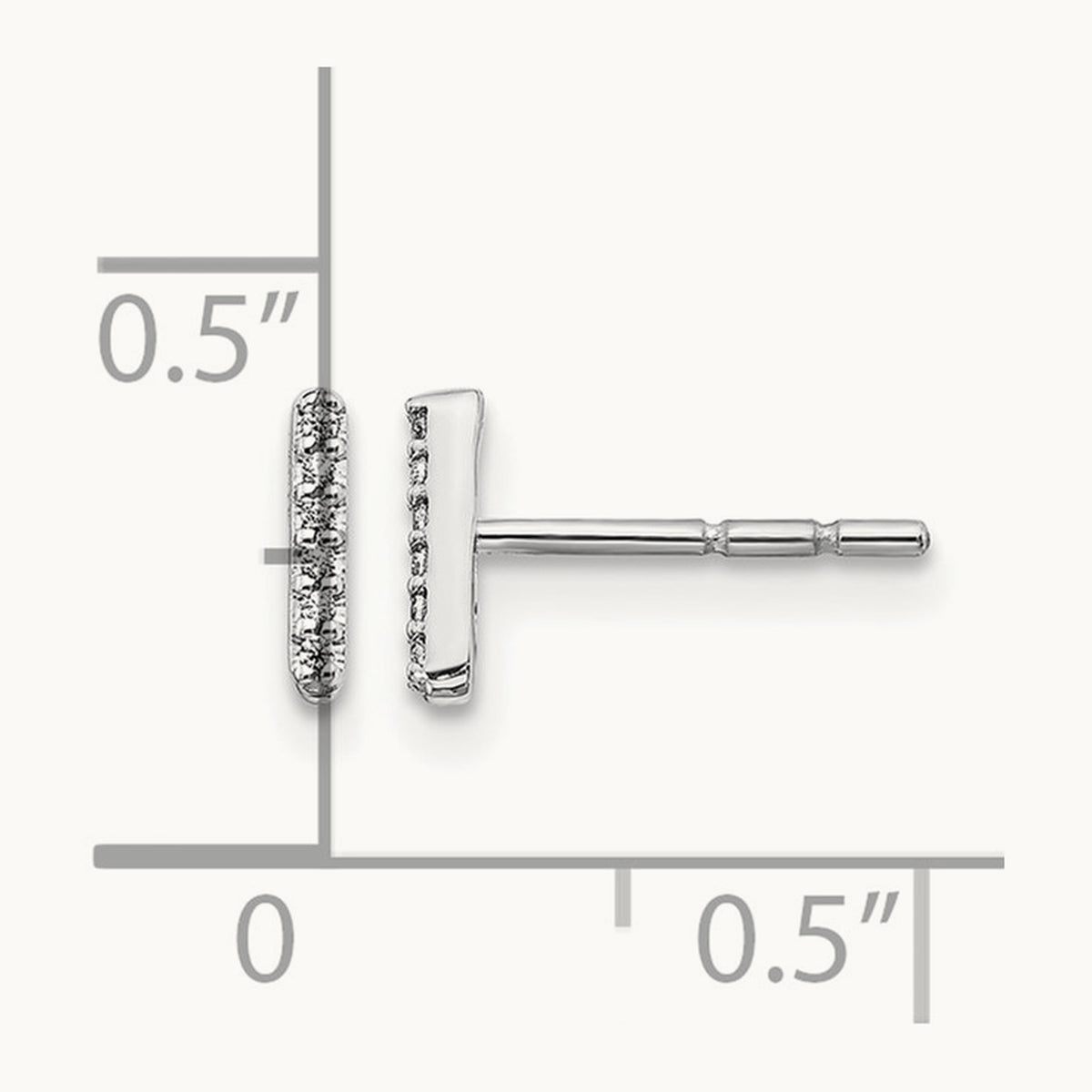 Diamond Earrings — 7mm, I