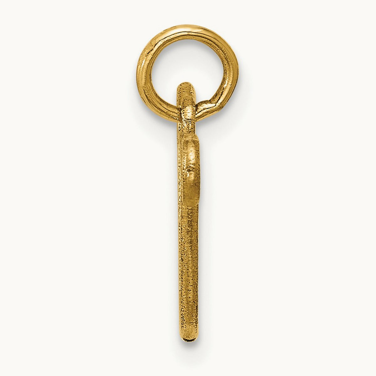 Polished Lyre Pendant, 14K