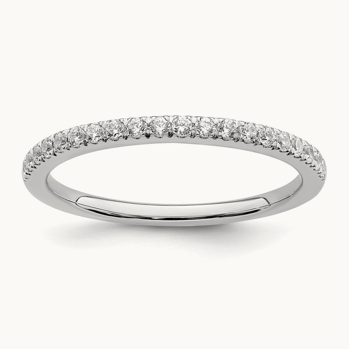 Matching Diamond Wedding Band, 14K White Gold
