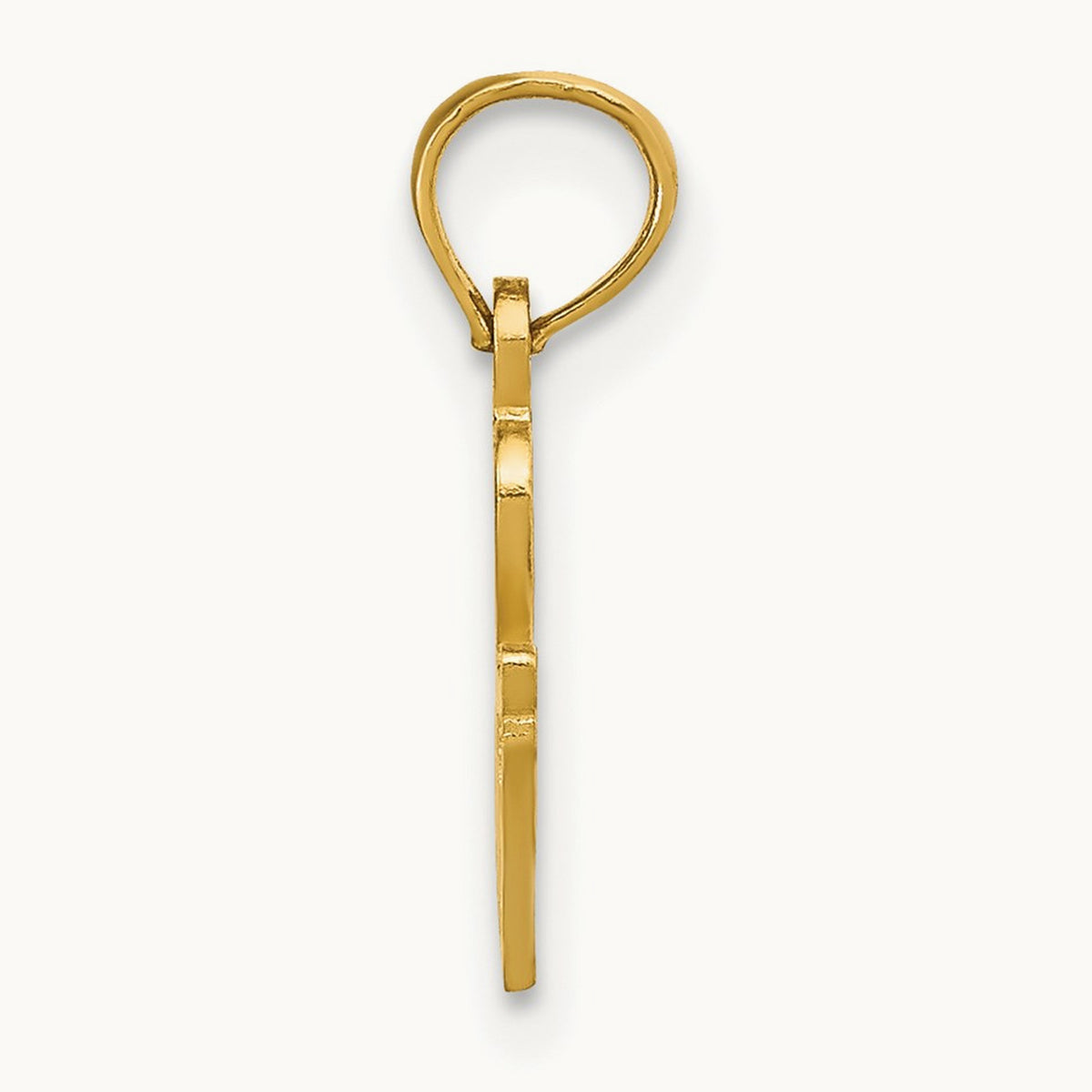 Solid Tennessee State Pendant, 14K
