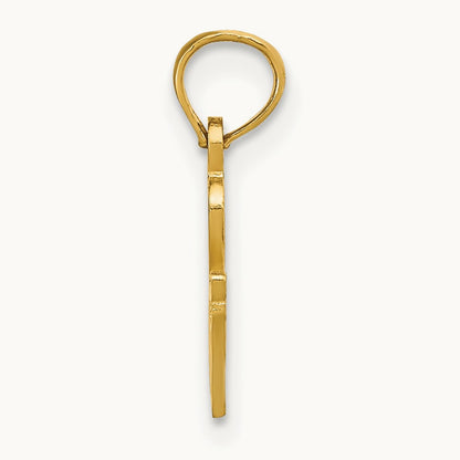 Solid Tennessee State Pendant, 14K