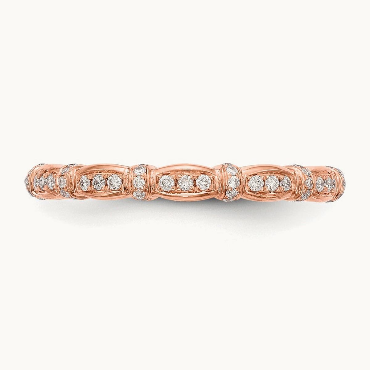 Diamond Band — 14K Rose Gold, 7