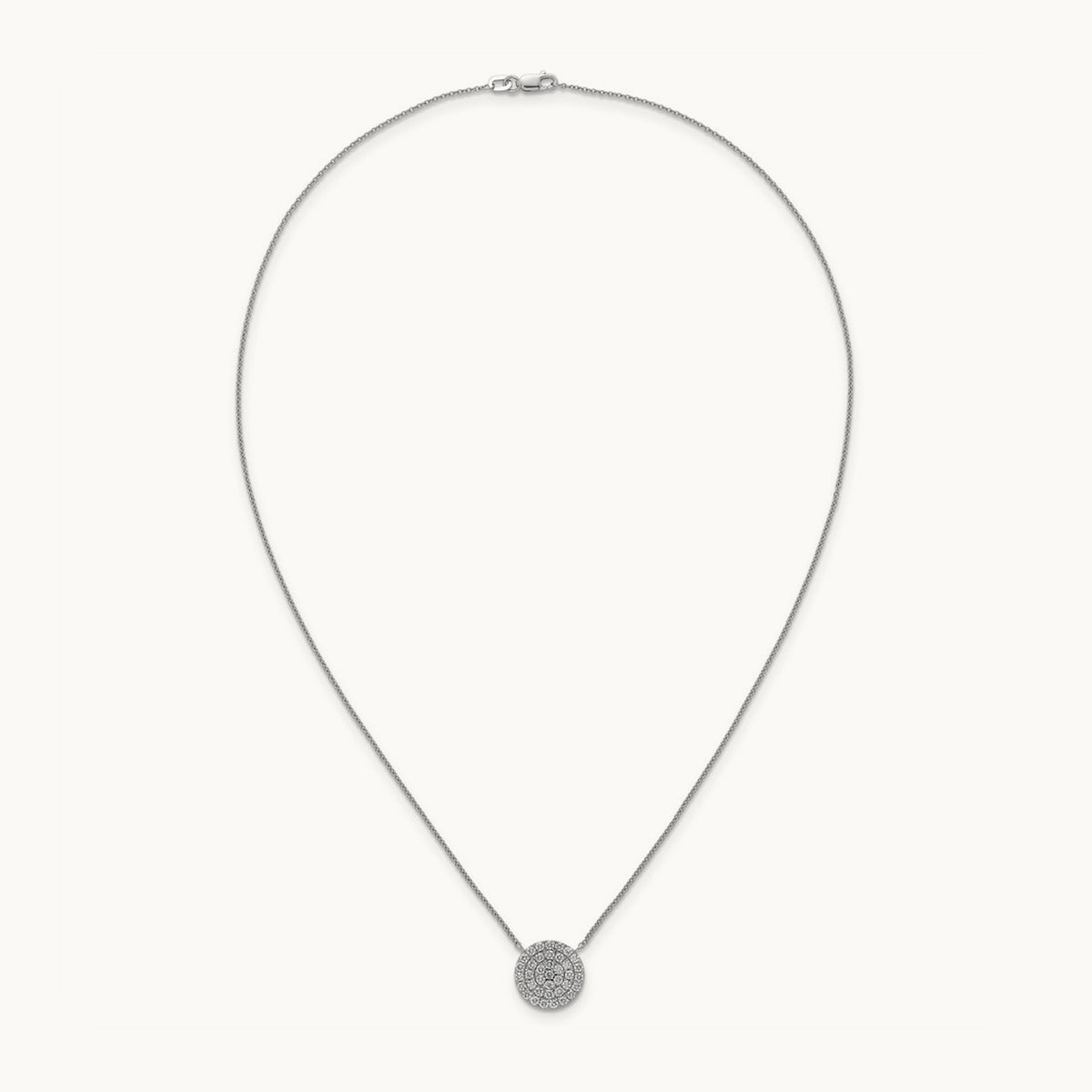 Heart Cluster Necklace, 0.75 ct tw Lab-Grown Diamond