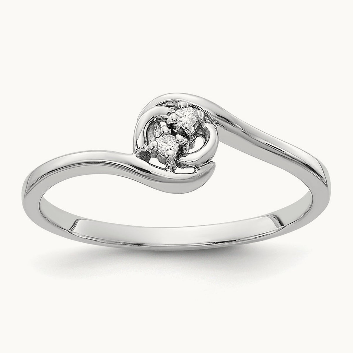AA Diamond ring, 14K White Gold