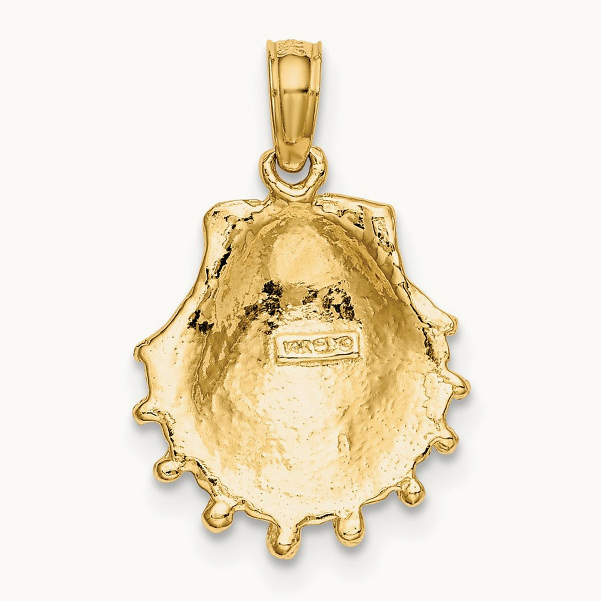 Lion's Paw Shell Charm, 14K