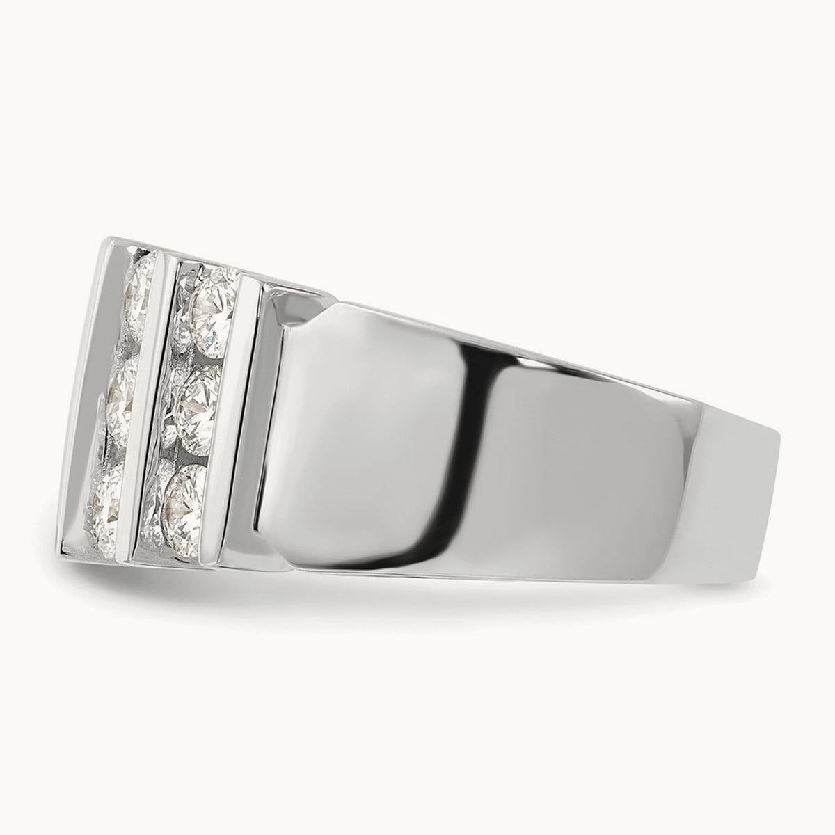 Fashion Band, 1.00-3.00 ct tw Lab-Grown Diamond — 2 ct, 14K White Gold