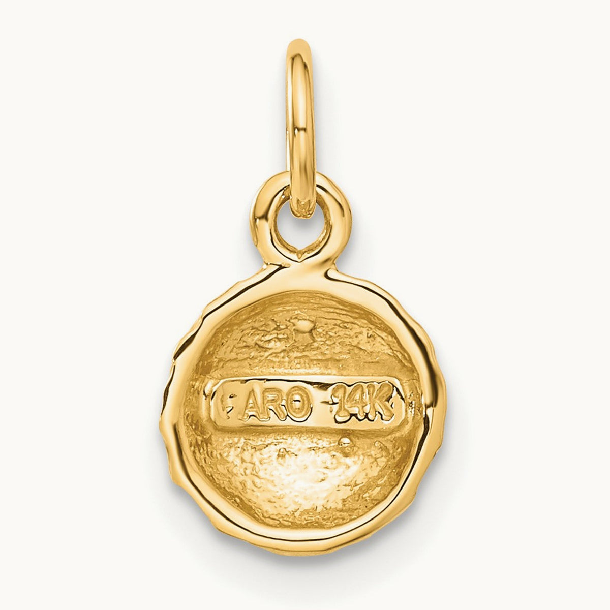 Golf Ball Charm — 14K Yellow Gold