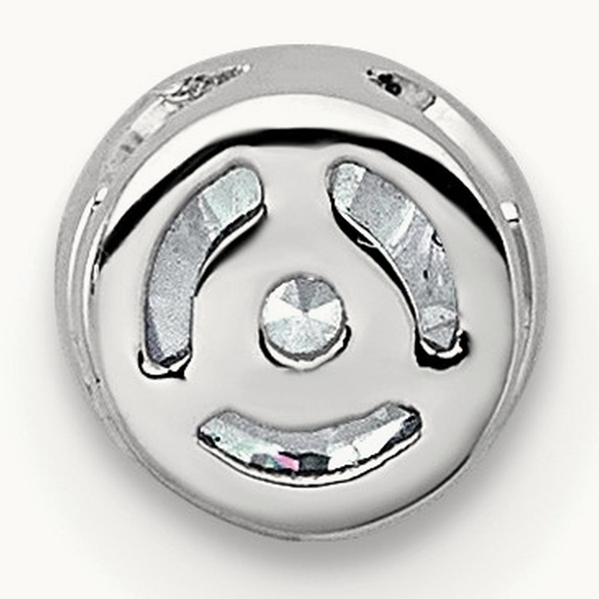 Round Bezel Set Chain Slide Pendant, 0.25-3.00 ct tw Lab-Grown Diamond — 1/4 ct, VS (Best), 14K White Gold