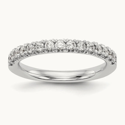 Diamond Wedding Band, 14K White Gold
