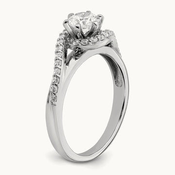 Semi-Mount Engagement Ring, 0.25 ct tw