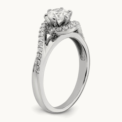 Semi-Mount Engagement Ring, 0.25 ct tw