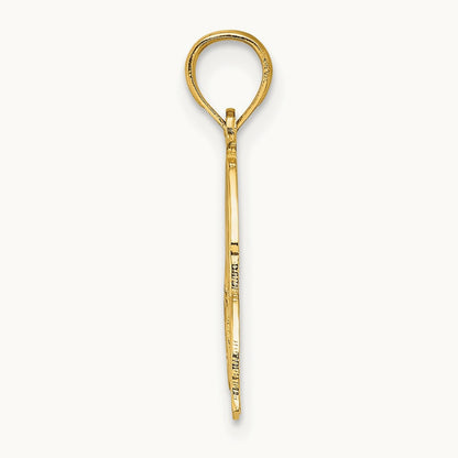 ALOHA Palm Tree Charm, 14K