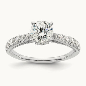 Semi-Mount Engagement Ring, 0.50 ct tw