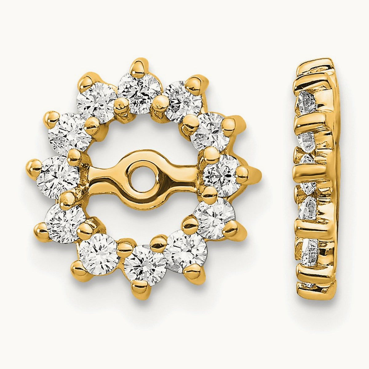 AA Diamond Earring Jacket, 14K