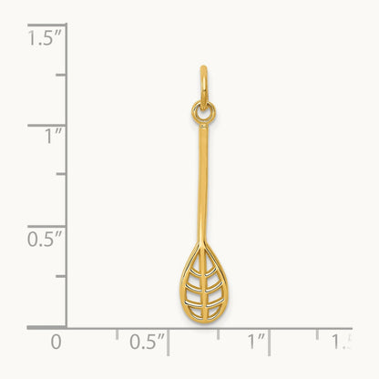 Lacrosse Charm, 14K