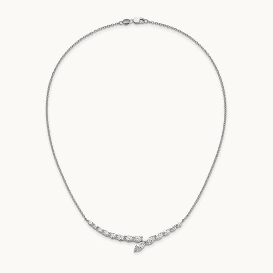 Fashion Bar Necklace, 4.00 ct tw Lab-Grown Diamond