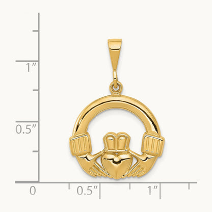 Claddagh Pendant, 14K
