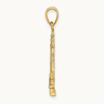 SANIBEL ISLAND Lighthouse Charm, 14K