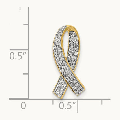 Diamond Awareness Pendant, 14K