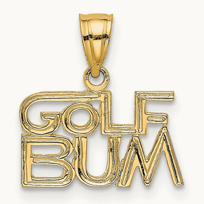 GOLF BUM Charm, 14K