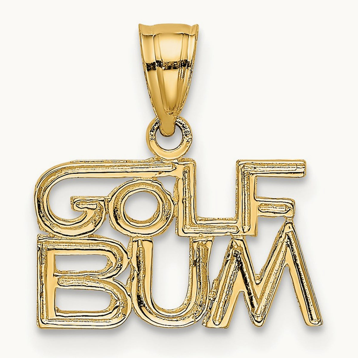 GOLF BUM Charm, 14K
