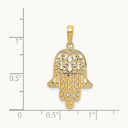 Filigree Chamseh Pendant — photo set