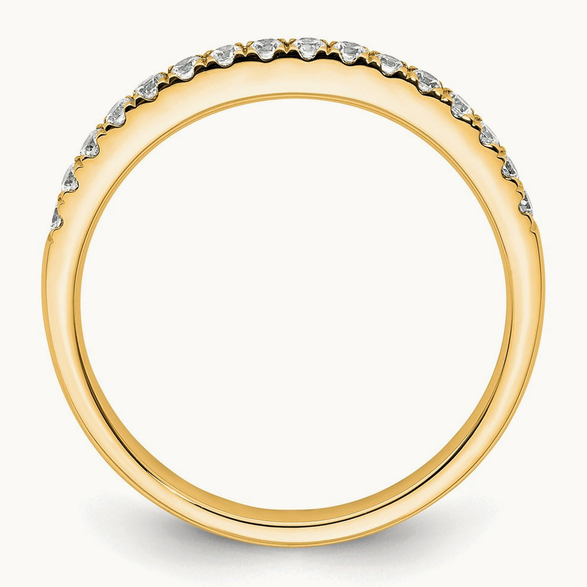 Diamond Wedding Band, 0.25 ct tw, 14K Gold — 14K Yellow Gold