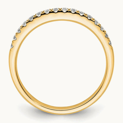 Diamond Wedding Band, 0.25 ct tw, 14K Gold — 14K Yellow Gold