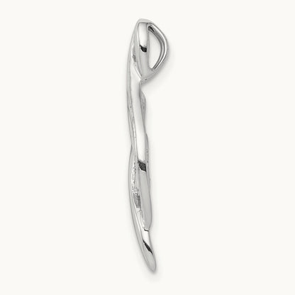 1/20ct. Diamond Slide Pendant, 14K White Gold