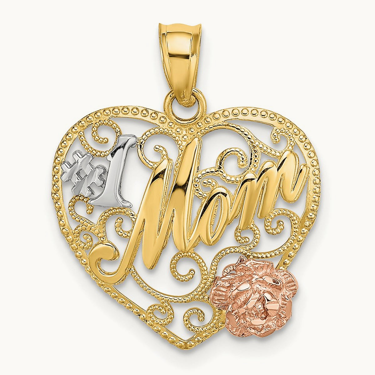 w/ #1 MOM Heart Charm — photo set