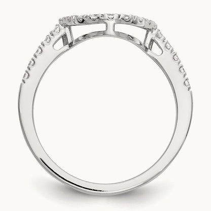 Diamond Wedding Band, 14K White Gold