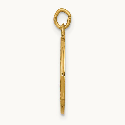 Saint Elizabeth Seton Medal Charm, 14K
