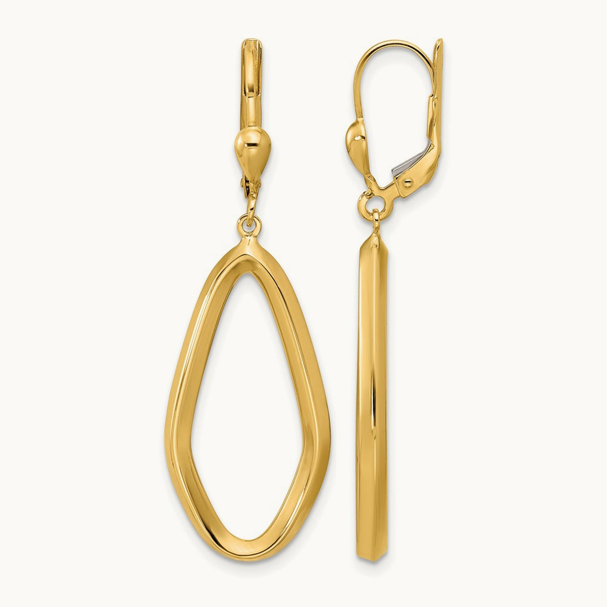 Polished Dangle Leverback Earrings — Leslie's — photo set