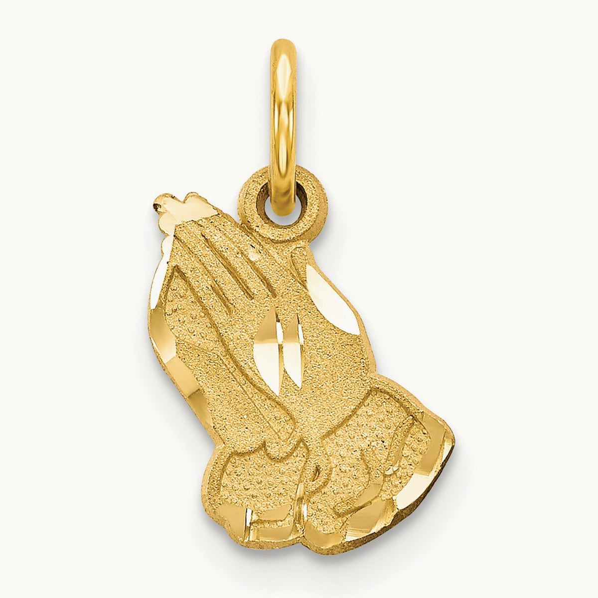 Praying Hands Charm, 14K