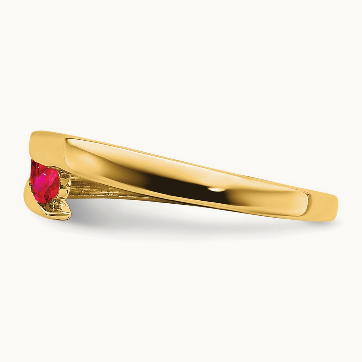 Ruby 4-stone Ring, 14K