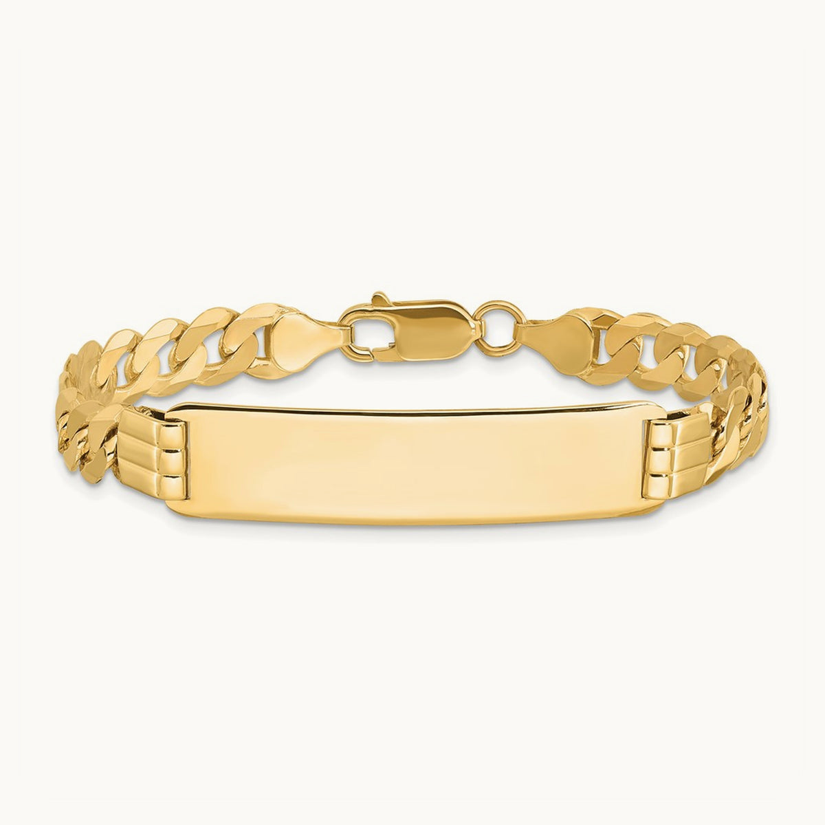 Curb Link ID Bracelet, 14K