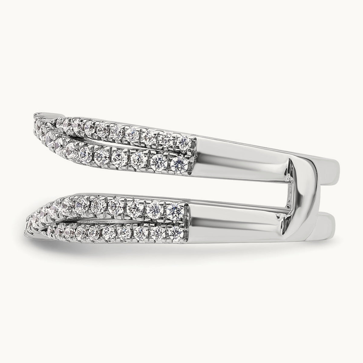 Ring Guard, 0.50 ct tw Lab-Grown Diamond — 14K White Gold