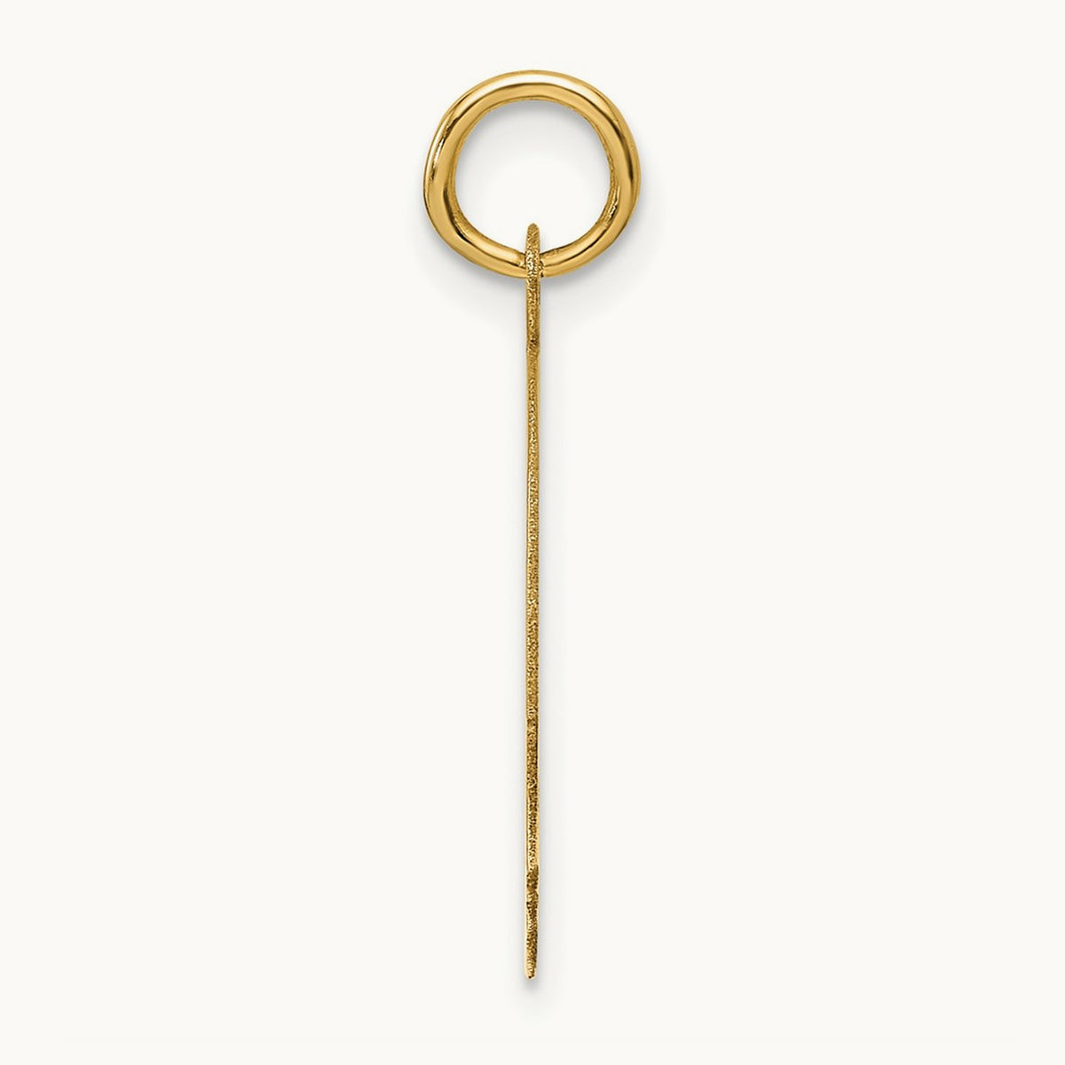 Plain Medium .013 Gauge Facing Right Engravable Boy Head Charm — 23.3mm