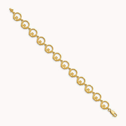 Claddagh Bracelet, 14K
