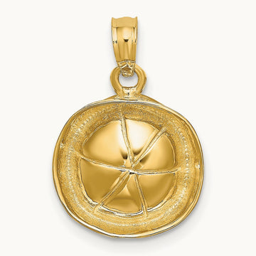 3D Sailor Hat Charm, 14K