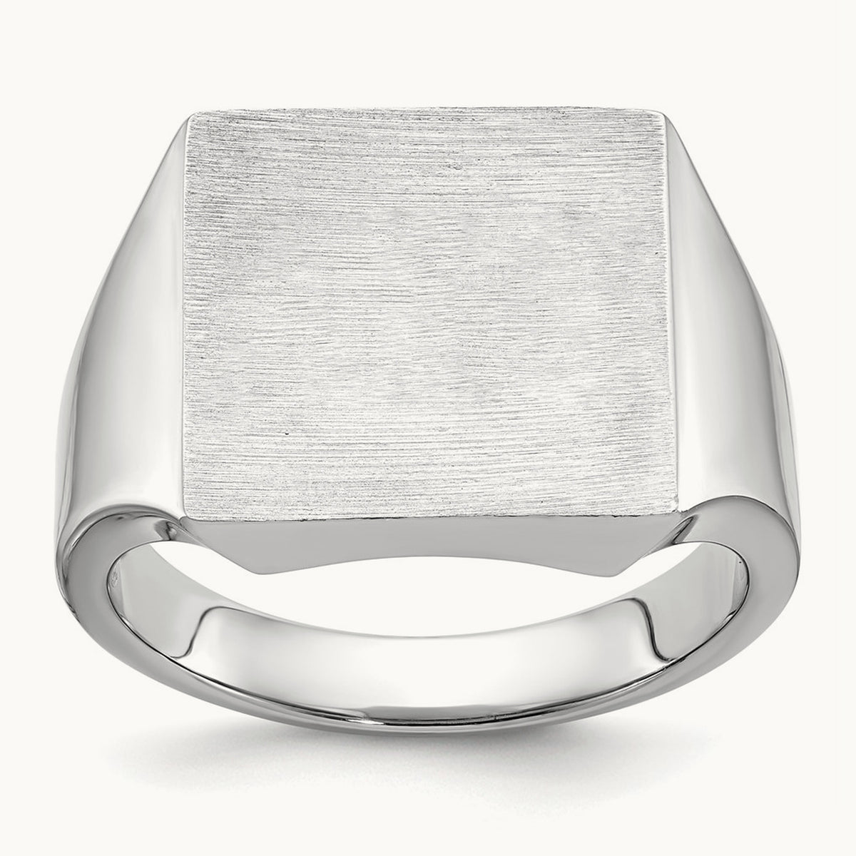 Men's Square Signet Ring — IBGoodman — photo set