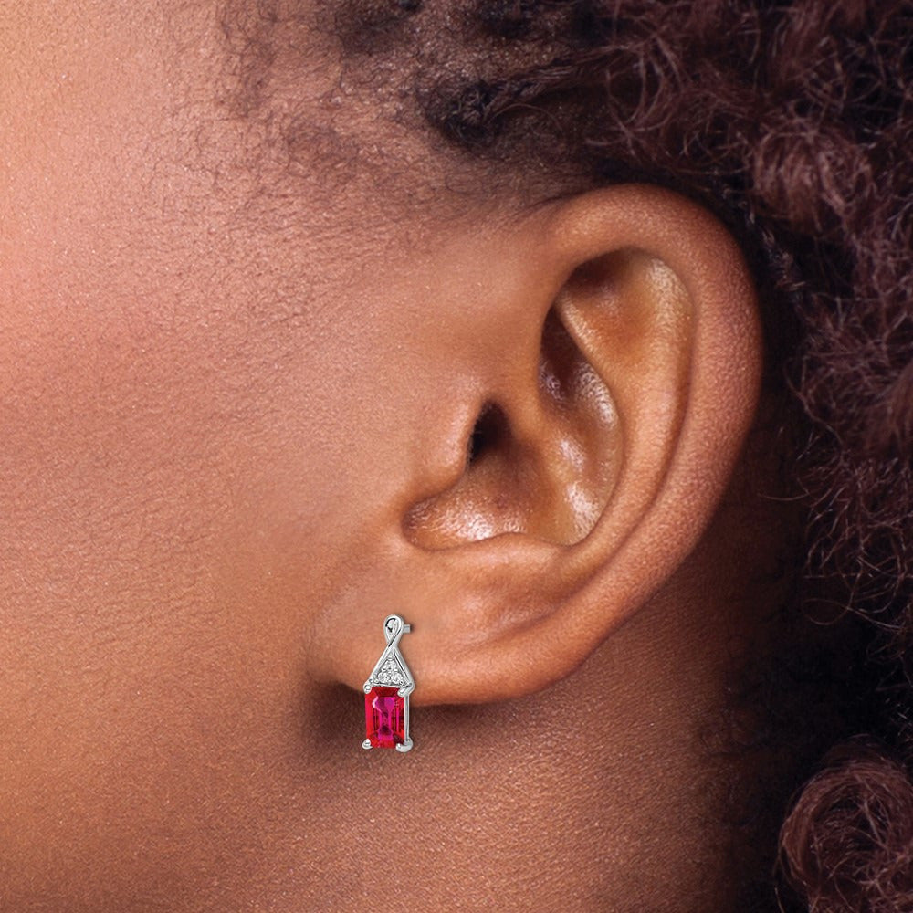 Ruby and Diamond Earrings — photo set