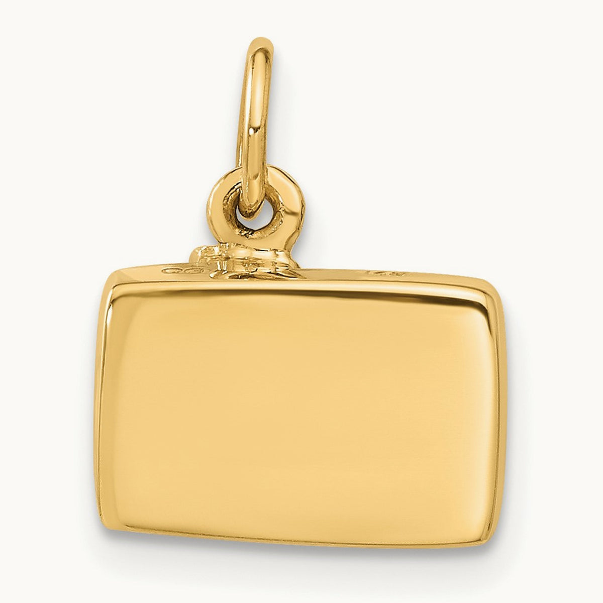 3D Sardine Can Charm, 14K