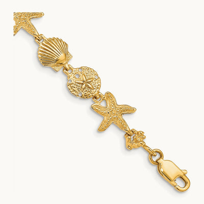 Seashell Theme Bracelet — 7.5mm
