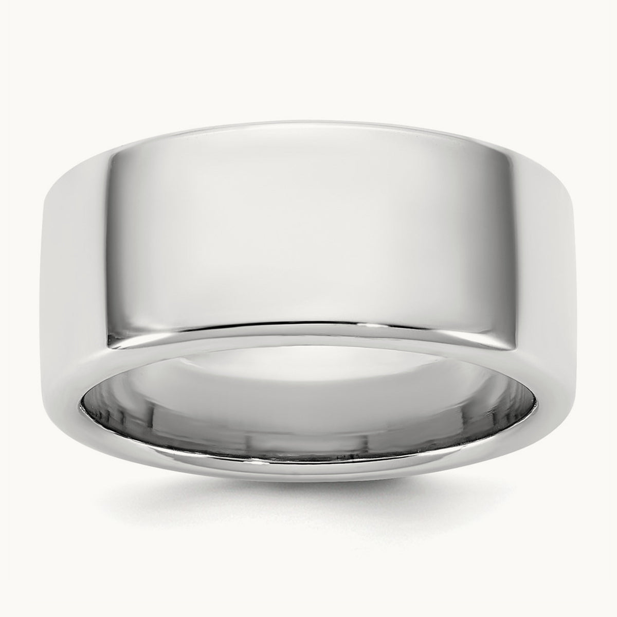 European Comfort Fit Band — 14K White Gold, 9mm